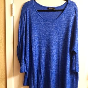 a.n.a. Blue Swing like Sweater Top